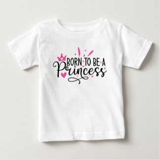 Camiseta Garota Nascer de ser uma princesa