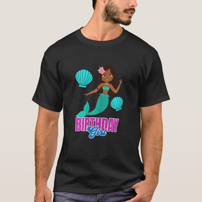 Camiseta Garota Negra Aniversário Melanina Mulheres Sista s (Frente)