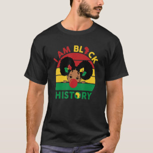 Camiseta Garota Negra Bonita Com Cabelo Afro Soprando Verme
