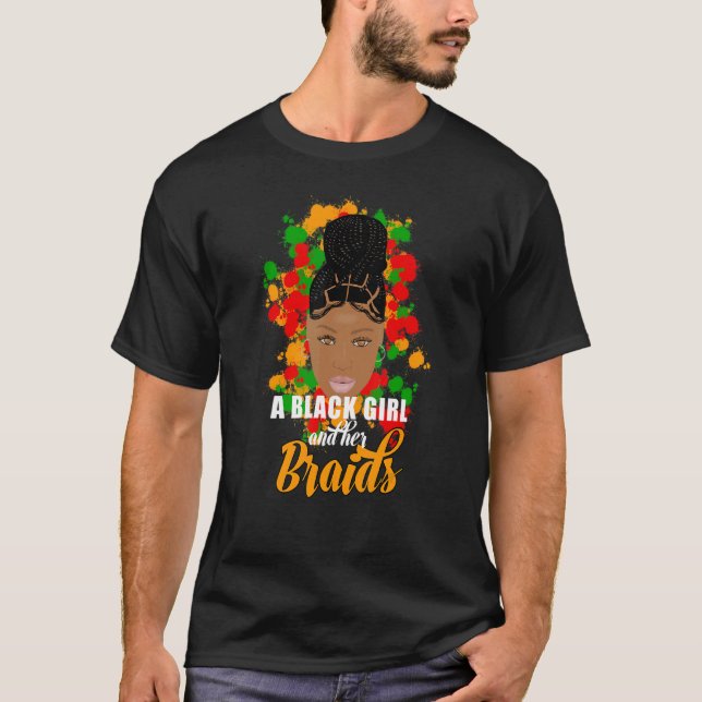 Camiseta Garota Negra e suas freiras. (Frente)