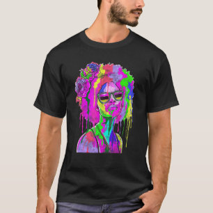 Camiseta Garota Negra Inspirada em Pintor Negra