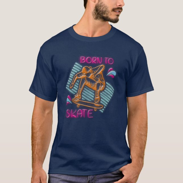 Camiseta Garota Neon Old School (Frente)