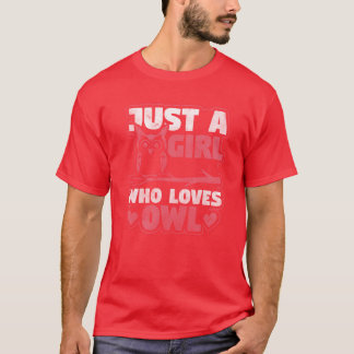 Camiseta Garota Nocturna das Corujas de Aves