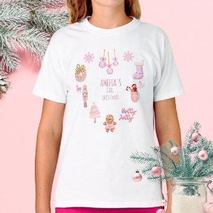 Camiseta Garota Nozes de Natal