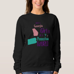 Camiseta Garota orgulhosa Apenas uma garota da Geórgia em u