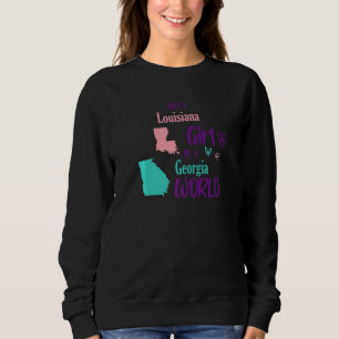 Camiseta Garota orgulhosa Apenas uma garota da Louisiana em