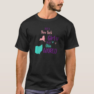 Camiseta Garota orgulhosa apenas uma garota de Nova York em