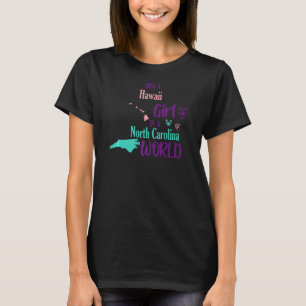 Camiseta Garota orgulhosa Apenas uma garota Hawaii em uma C