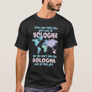 Camiseta Garota Orgulhosa Da Relocalização De Bolonha De Bo