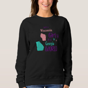 Camiseta Garota orgulhosa só uma garota de Wisconsin em um
