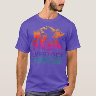 Camiseta Garota Pecuária - Mostrando Suínos Na Feira 4069