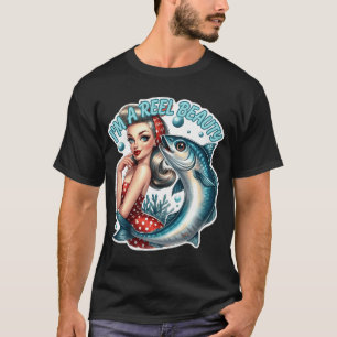 Camiseta Garota Pin-Up Retro Reel Beauty