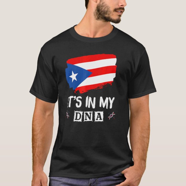 Camiseta Garota Porto Rico Está no meu DNA Porto Rico R (Frente)