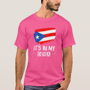 Camiseta Garota Porto Rico Está no meu DNA Porto Rico R