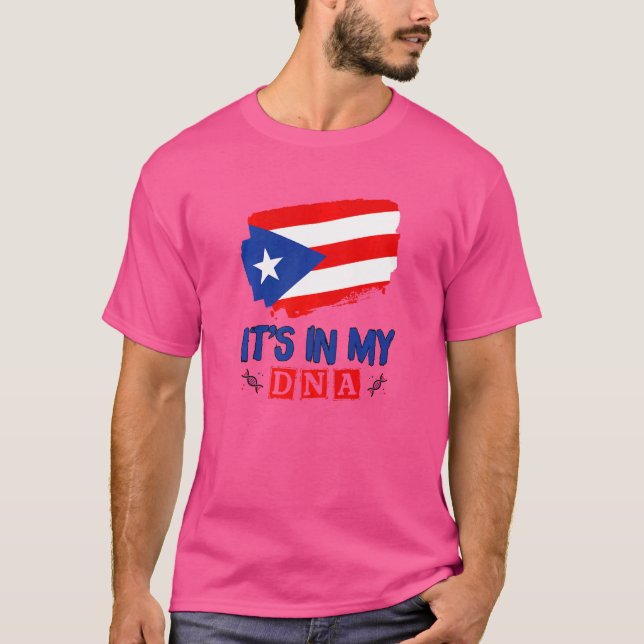 Camiseta Garota Porto Rico Está no meu DNA Porto Rico R (Frente)