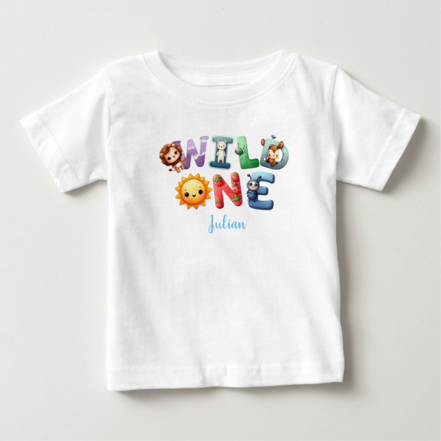 Camiseta Garota primeiro aniversario Personalizada e Menina (Frente)