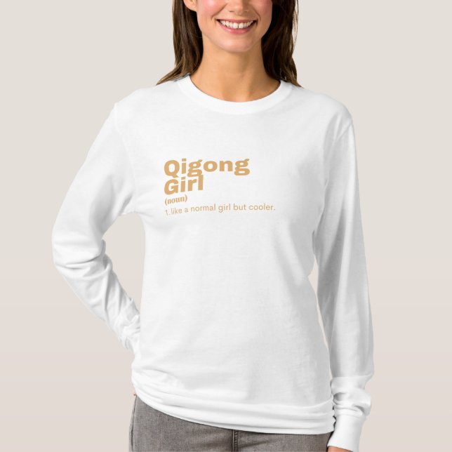 Camiseta Garota Qigong - Qigong (Frente)