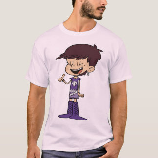 Camiseta Garota Rebelde de Botas Roxas