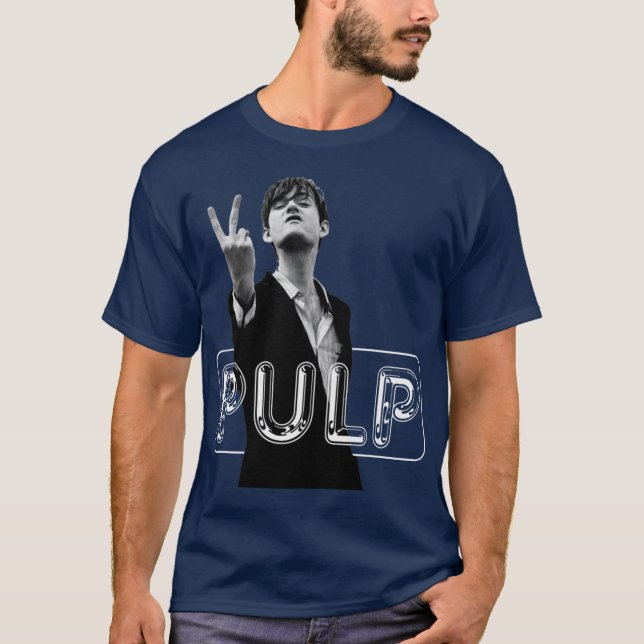 Camiseta garota retrô da banda PULP (Frente)