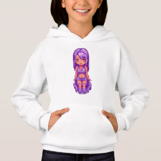 Camiseta Garota roxa fofa