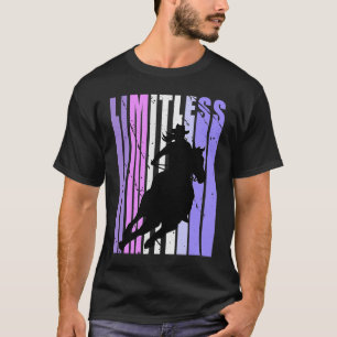 Camiseta Garota Roxa Limitada Que Vaca Raparigas Rodeo West