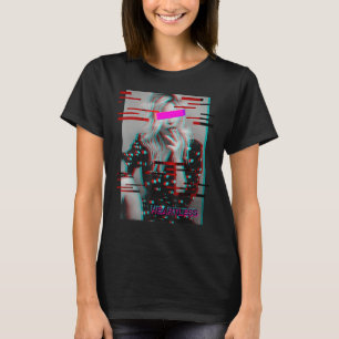 Camiseta Garota Sem Calor Estilo Estético Da Falha Antissoc