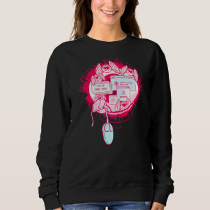 Camiseta Garota Soft-Boy Weirdcore Aestic Browser