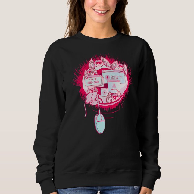 Camiseta Garota Soft-Boy Weirdcore Aestic Browser (Frente)