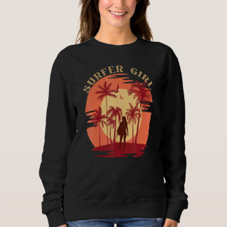 Camiseta Garota Surfista Vintage Surfista Para Homens Mulhe