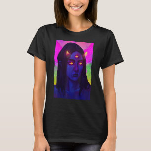 Camiseta Garota Surreal Trippy Acidwave Egirl Surpresa Esté