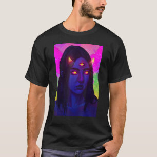 Camiseta Garota Surreal Trippy Acidwave Egirl Surpresa Esté