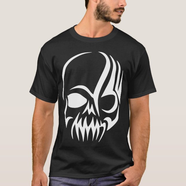 Camiseta garota tribal do Halloween (Frente)