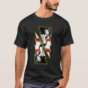 Camiseta Garota trovão com chifres