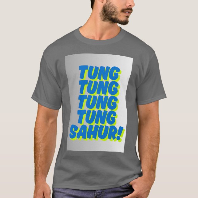 Camiseta Garota Tung engraçada (Frente)
