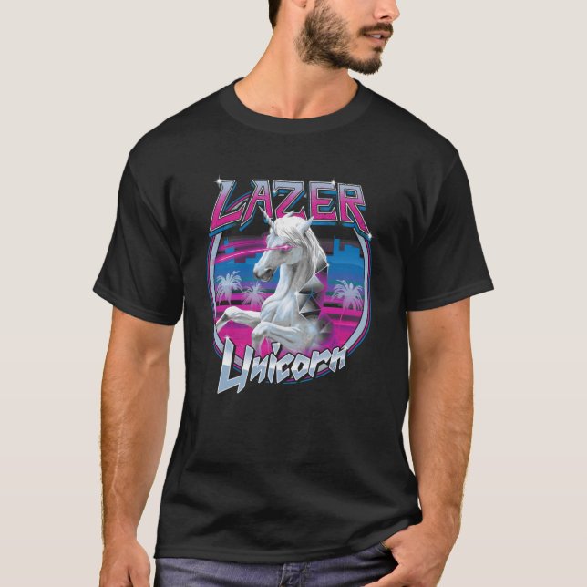 Camiseta Garota Unicórnio Laser (Frente)