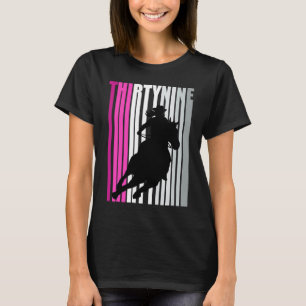 Camiseta Garota-Vaca Aniversário do 38º Rodeo Horse Queen B