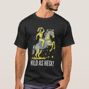 Camiseta Garota Vaqueira Rodeio Western Cavalgando
