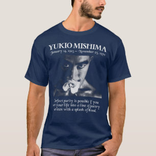 Camiseta Garota vintage Yukio Mishima