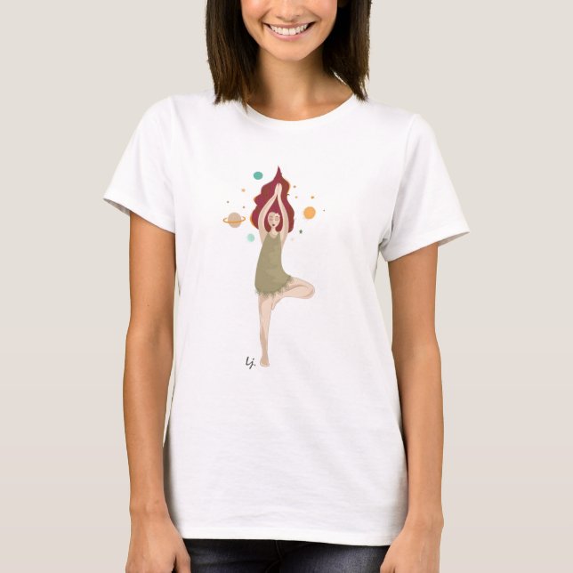 Camiseta Garota Yoga (Frente)