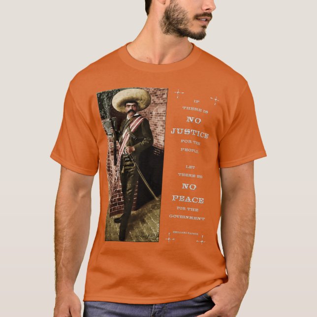 Camiseta garota Zapata vintage (Frente)