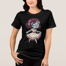 Camiseta Garota Zumbi dos Anos 1930