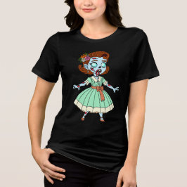 Camiseta Garota Zumbi dos anos 1950