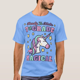 Camiseta Garotas 7 De Volta Ao Gif De Unicórnio Mágico Da E