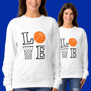 Camiseta Garotas adoram basquete, jogador de basquete prese
