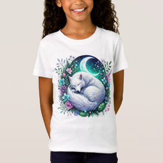 Camiseta Garotas amantes de lobo fofas