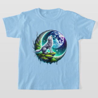 Camiseta Garotas amantes de lobo fofas