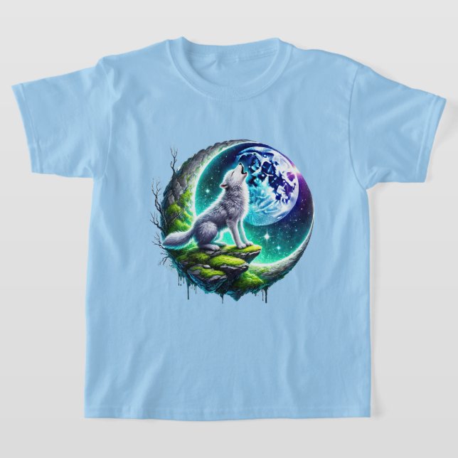 Camiseta Garotas amantes de lobo fofas  (Postura )