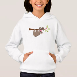Camiseta garotas bonitas amantes de os animais de preguiça 