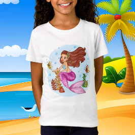 Camiseta garotas bonitas na praia da sereia