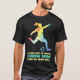 Camiseta Garotas Brilhantes E Futebol Feminino